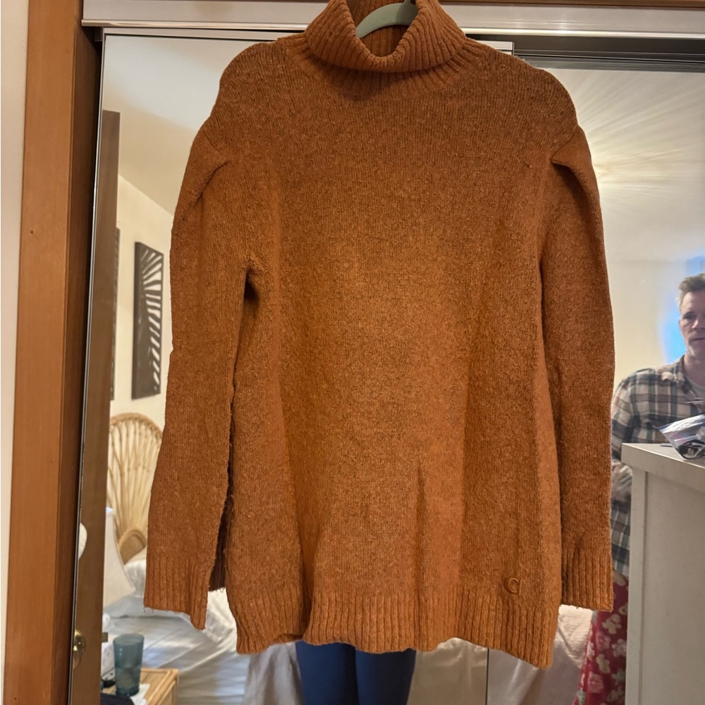 Coach Women's Turtleneck Sweater - Warm Brown